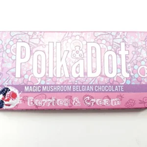 Polkadot Magic Mushroom Chocolate Berry Cream​