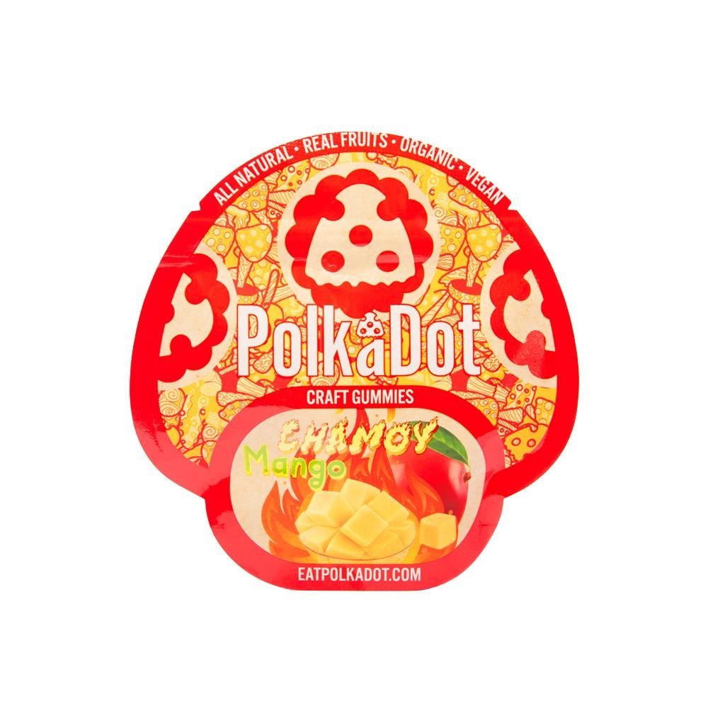 Polkadot Chamoy Mango Craft Gummies - Spicy-Sweet Organic Bliss