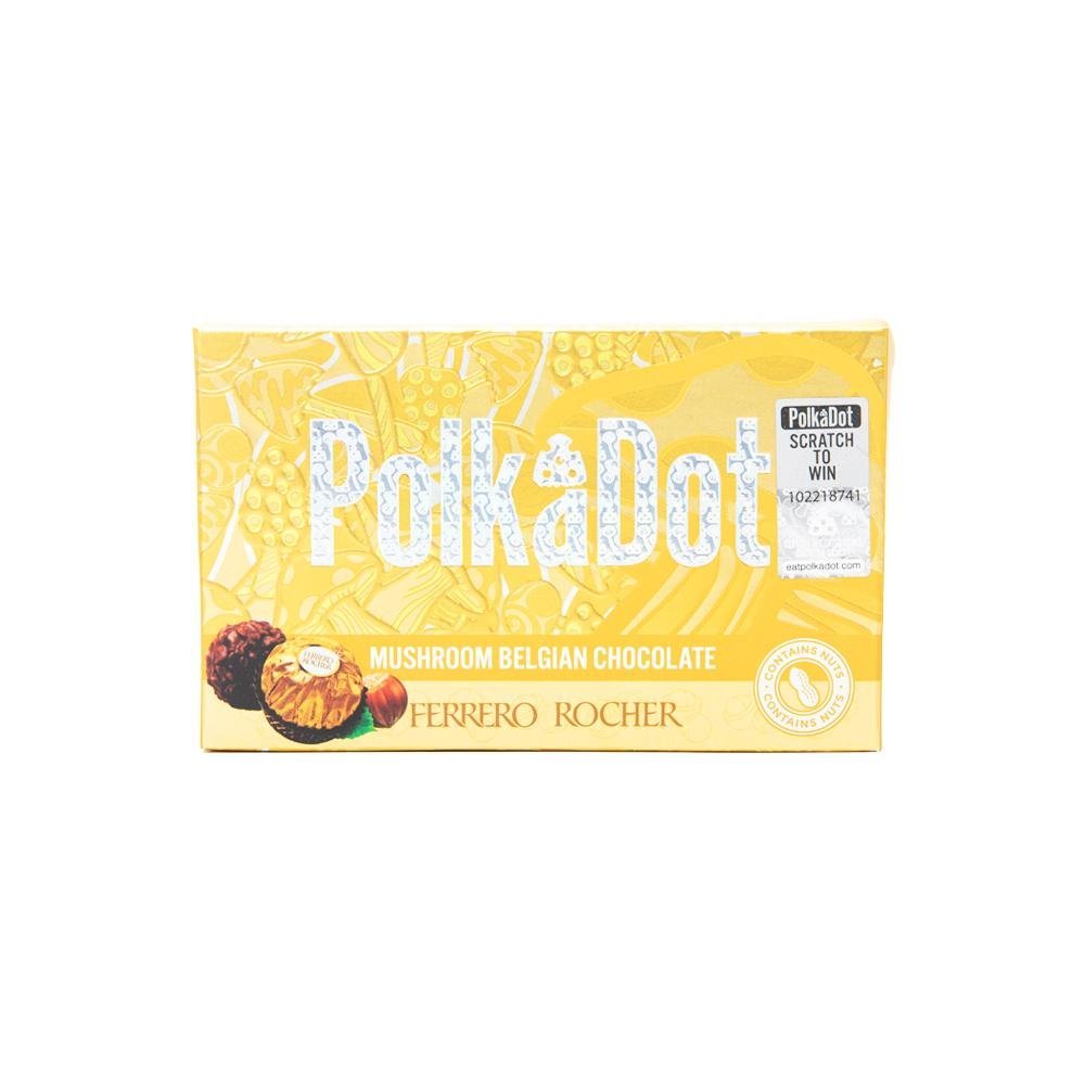 Polkadot Ferrero Rocher Chocolate Bar - Indulgent Nutty Delight