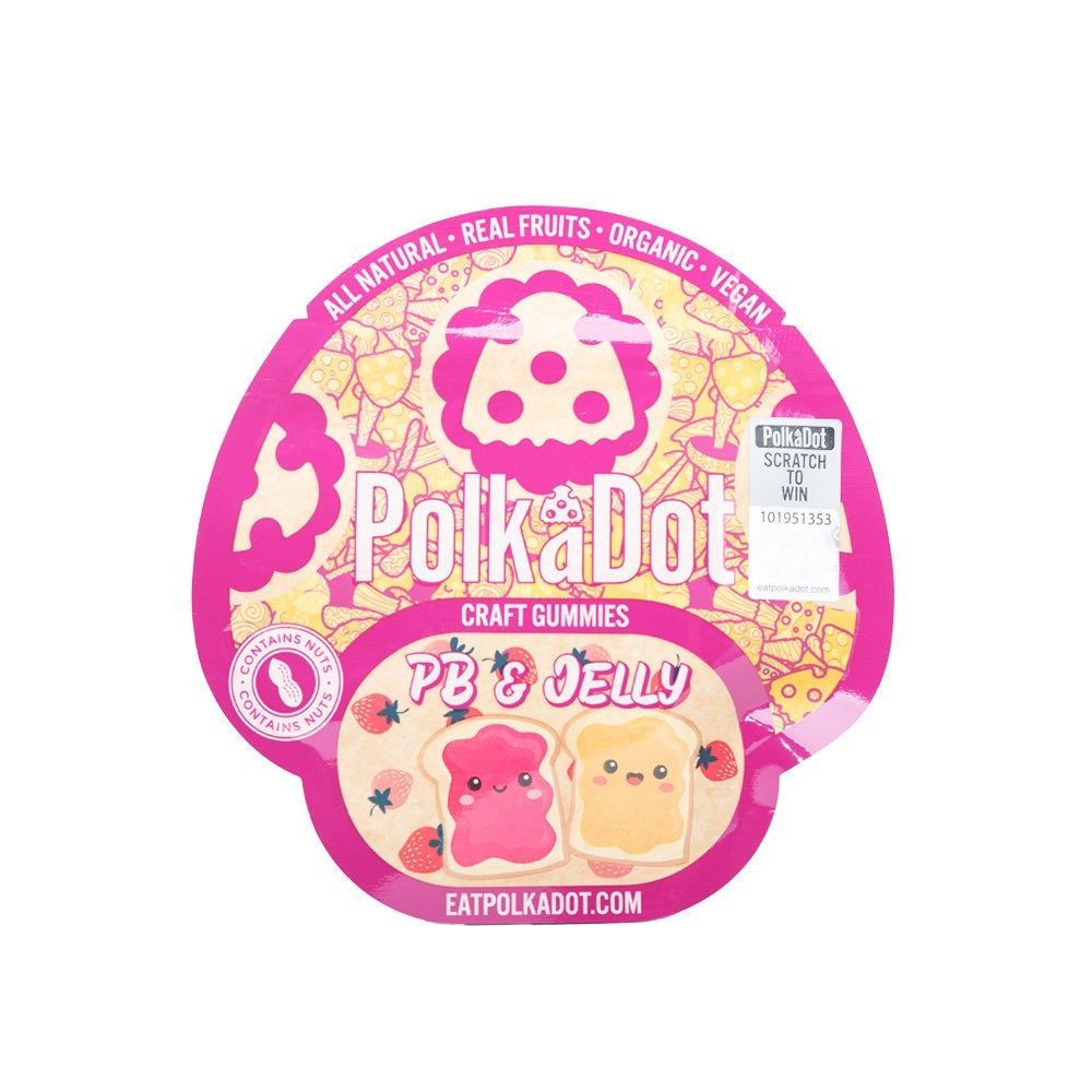 Polkadot PB&J Craft Gummies - Nostalgic Delight with a Magical Twist
