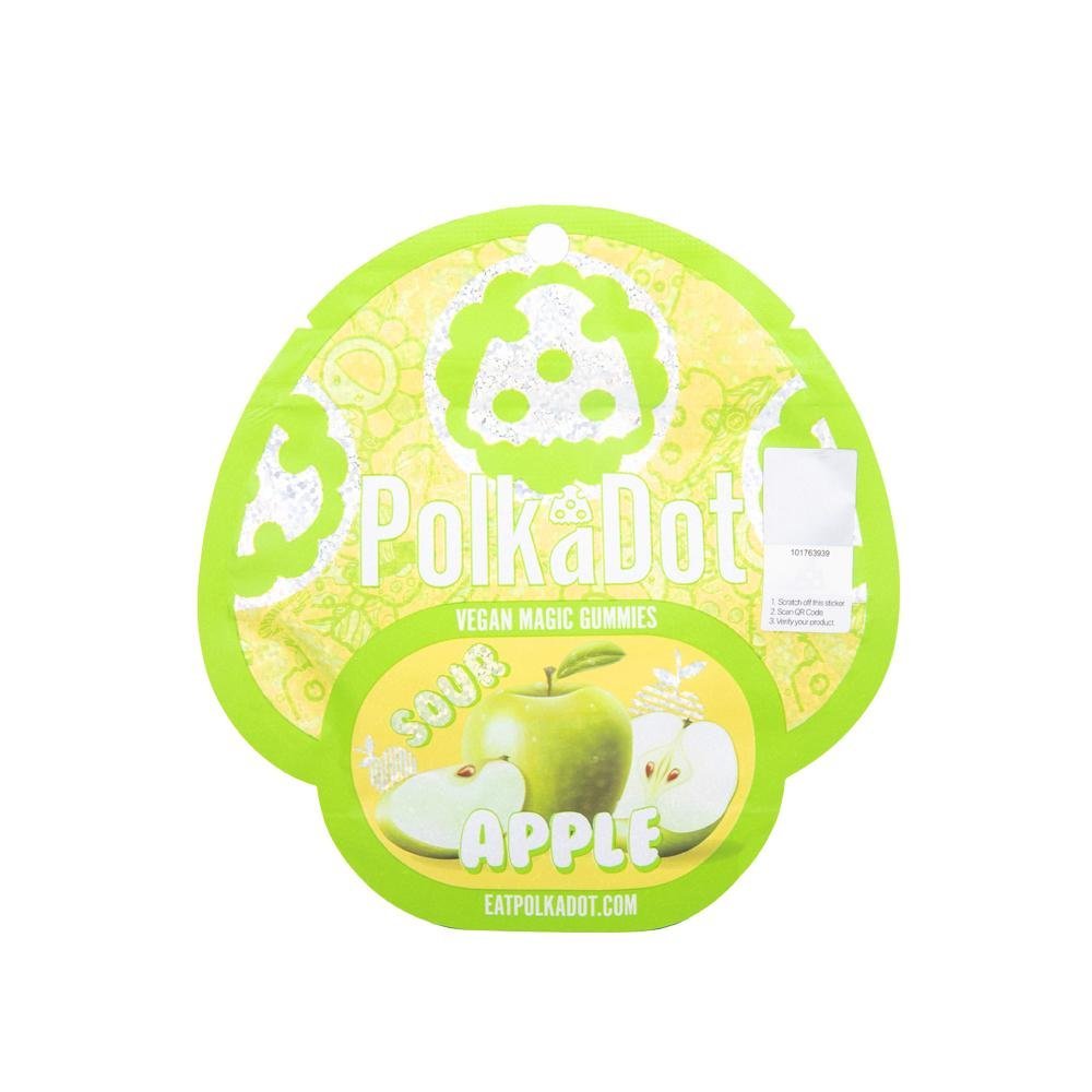 Polkadot Sour Apple Gummies - Zesty Awakening